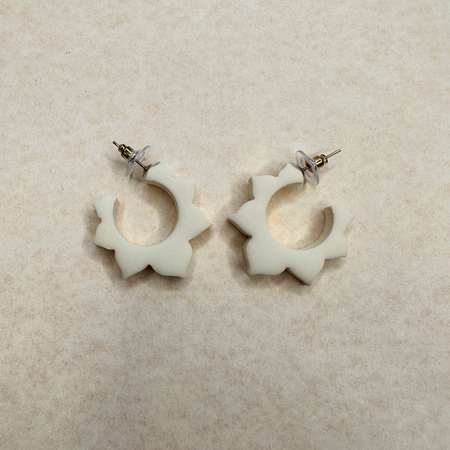 Hoops - Sunny | Handmade Polymer Clay | Earrings