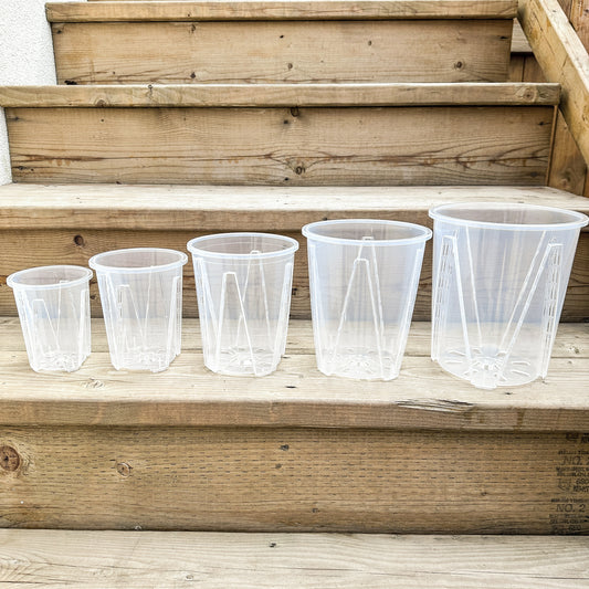 Pots | Clear Nursery Pots (Round)