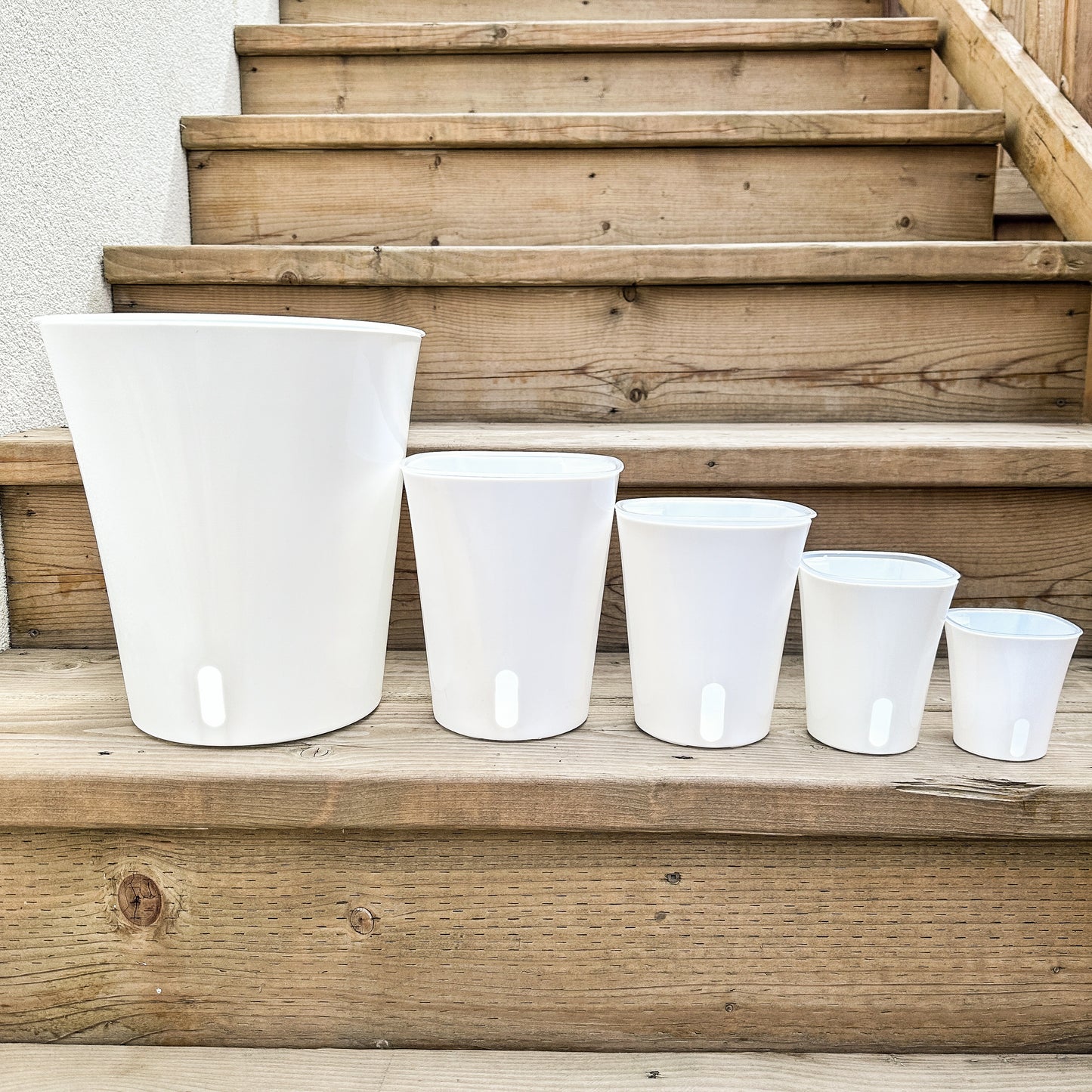 Self-watering Pots with Clear Inserts